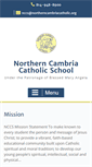Mobile Screenshot of northerncambriacatholic.org